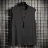 Comercio Exterior Verano Chaleco sin Mangas para Hombre Camiseta Trendy de Manga Corta Chaleco Deportivo Cross-Fit Fitness Camiseta sin Mangas para Hombre