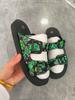 Zapatillas de primavera y verano 2024 de talla grande para mujer, de comercio exterior, de color liso, con doble botonadura, cómodas sandalias casuales europeas y americanas para mujer