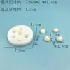 Molde de Silicone com Várias Peças para Decorar com Chantilly, Fondant de Uva Verde, Chocolate e Resina, Forma para Assar de Grau Alimentício