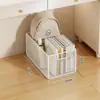 Caja de almacenamiento para libros con ruedas, perfecta para dormitorios estudiantiles, se puede colocar debajo del escritorio para guardar mochilas, un organizador móvil y práctico