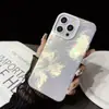 Funda para Teléfono Móvil IMD con Patrón de Papel de Estaño y Marco de Color Adecuada para iPhone15PROMAX Tendencia 14 Personalidad 12 Agujero Grande 11