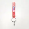 Nuevo llavero cuerda de goma blanda colgante de bolsa accesorios cuerda de cuero lindo llavero de pvc cuerda de goma blanda venta al por mayor