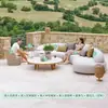 Juego de Sofá de Ocio para Exteriores Patio Villa Hotel B&B Terraza Paisaje Muebles de Exterior Combinación Modular