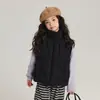 Chaleco con Cuello Alto de Pana Pudding Haru para Niños, Chaleco Ligero de Plumas para Niñas, Chaqueta Chaleco Repelente al Agua Nueva de Invierno 2025