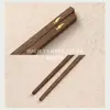 Palitos de Madeira Maciça para Asas de Frango Vintage Não Pintados e Não Encerados, Utensílios de Mesa Domésticos em Madeira Natural, Palitos de Madeira Antiderrapantes de Grau Alimentício Atacado