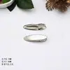 Popular Pinza de Pico de Pato de Acero Gris de Alta Gama, Pinza de Cabeza Cuadrada, Accesorios para el Cabello, Accesorios para Joyería DIY, Pinza para el Cabello Sin Costuras