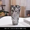 Vaso de Cristal de Lujo Nórdico Luz Diámetro Grande Flores y Plantas Verdes Hogar Hotel Adornos de Arreglo Floral