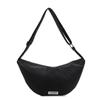 Bolsa Ligera Simple Transfronteriza para Mujer 2025 Nueva Bolsa Tipo Empanada de Tela de Nylon para Viaje Ocio Bolso de Hombro Cruzado