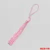 Accesorios para el Cabello con Flecos de Borla, Marcadores de Libros de Bola de Borla, Abanicos Pequeños de Ropa 100% Seda/95% Seda, y Decoraciones Colgantes