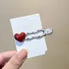 Pinza para el pelo con estampado de leopardo y flores, accesorio para el pelo elegante y exquisito, pinza dulce para flequillo, pinza para el pelo para mechones sueltos, adorno para el pelo elegante y exquisito