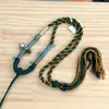 Nueva Cuerda para Colgante Tejida a Mano Estilo Tibetano Cuerda de Color Cuerda para Collar Thangka Cuerda para Colgante Dzi Collar de Algodón Frotado a Mano Clavícula