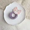 Elásticos de Cabelo Coloridos de Seda Básicos de Tamanho Grande para Meninas, Elásticos de Cabelo de Alta Elasticidade que Não Danificam para Cabelos de Crianças Maiores, Cordas de Cabelo