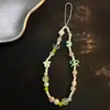 Colgante de Cámara CCD con Lazo de Nudo Colorido Hecho a Mano DIY Universal para Todas las Fundas de Teléfono y Cubiertas de Auriculares para Mujeres