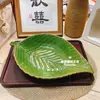 Plato de hoja cocina 37 hoja cerámica creativo forma sashimi restaurante trébol de cuatro hojas compartimento comercial tazón de sopa binaural