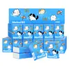 80 Paquetes de Mini Servilletas de Papel Asequibles, Madera Original de 5 Capas Espesadas Paquetes Pequeños de Servilletas de Papel Portátiles