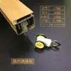 Roda para trilho de cortina roda de pendurar roda de pendurar polia roda de anel de aço inoxidável roda de trilho guia antiga acessórios materiais auxiliares espessado