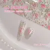 Nuevas Pegatinas para Uñas Dopamina de Primavera Color Macarrón Corazón Flor Adhesivas Decoración de Uñas para Chicas Dulces Venta al por Mayor