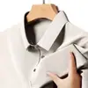 Nova Camiseta Masculina de Verão 2026 para Jovens e Meia-Idade, Gola Polo, Fresca e Respirável, Camiseta Casual da Moda de Manga Curta, Camisa Polo Masculina