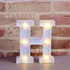 Luces de Letras Luminosas Transfronterizas, Números en Inglés, Luces LED, Propuesta de Cumpleaños, Declaración, Montaje de Escena, Decoración de Atmósfera, Coloridas