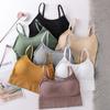 Verano popular nuevo hilo sin costuras 646 envuelto pecho belleza femenina correa de espalda chica ropa interior tubo superior chaleco deportivo femenino
