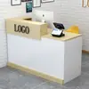 Mostrador de Bar Cajero Pequeño Simple Moderno Tienda de Conveniencia Tienda de Té de Leche Salón de Uñas Recepción Salón de Peluquería Armario de Tienda de Ropa
