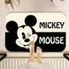 Alfombra de Baño Mickey de Barro Diatomeas Fuerte Absorción de Agua Antideslizante Resistente a la Suciedad Felpudo para Inodoro Entrada de Baño Hogar Barro Diatomeas