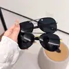 Nuevas Gafas de Sol de Alta Gama para Hombre para Conducir, Gafas Anti-UV, Gafas de Aviador de Doble Puente, Gafas de Sapo