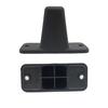 Caja de plástico pie asiento accesorios equipaje uñas de plástico para pies base de plástico para equipaje uñas para pies maleta con ruedas base antirayaduras fábrica