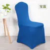 Fundas Elásticas Rojas y Blancas para Sillas de Restaurantes, Banquetes y Hoteles, Cobertura Total, a Prueba de Polvo, Fundas para Sillas de Boda, Fundas de Taburete de una Pieza