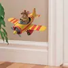 Adesivo de Parede Papai Noel Quebrando a Parede 3D Removível Impermeável Autoadesivo Desenho Animado de Natal Adesivo de Decoração de Parede Atacado