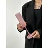 Copa de Vidrio Alta Recta Rosa Mate de Nicho Francés, Copa de Champaña de Alto Valor, Copa de Vino Tinto, Copa de Cóctel Creativa