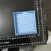 Caja de Plástico Cuadrada para Notas Adhesivas Post-it Plantilla para Notas Adhesivas Caja de Almacenamiento