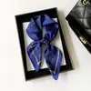 Bufandas de Seda de Lunares Nuevas al por Mayor, Bufandas Cuadradas de Seda de Imitación de Alta Gama, Accesorios Decorativos de Moda y Versátiles, Cintas para el Cabello, Bufandas de Cuello Profesionales