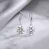 Popular en Europa, América, Japón y Corea: Pendientes Sencillos de Circonita, Pendientes Largos Colgantes Multicolores Estilo Coreano, Dulces Accesorios para Orejas al por Mayor