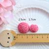 Accesorios de resina hemisférica de helado con simulación de color macarrón, pegamento para bricolaje, funda para teléfono móvil, material de crema para funda de teléfono móvil