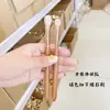 Lobo Amarelo Misturado com Raposa Prateada Creme para Criar um Pincel de Sombra em Pó para Aplicar Cor, Fixar Detalhes, Aprofundar Contornos dos Olhos e Esfumar Glitter Perolado Pincel de Maquiagem