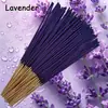 Varillas de Incienso Lavanda de 22 cm - Varilla Natural de Aromaterapia para Yoga, Meditación y Fragancia para el Hogar, Paquete Múltiple Disponible