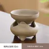 Peneira de chá de cerâmica grossa infusor de chá filtro de chá separador de chá filtro de chá de cerâmica utensílio de chá separador de borra de chá funil de peneira de chá conjunto de chá Gongfu