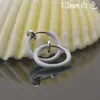 Brincos redondos estilo coreano quentes brincos falsos 13MM clipe de orelha com mola invisível sem furo joias de orelha personalizadas atacado