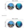 Adesivos de Parede Submarino Nemo Peixinho Paisagem Marinha Transfronteiriços Quarto Infantil Banheira Decalques Decorativos Autoadesivos e Removíveis