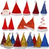 Adornos navideños Gorro navideño para niños Gorro navideño para adultos Gorro navideño rojo Gorro de Papá Noel Tocados