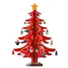 2026 Nova Decoração de Natal Pequena Árvore de Natal de Mesa Pacote de Material DIY para Casa Mini Enfeite Pequeno Presente