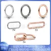 Pulseira Pandora de cuproníquel prata de lei S925 contas de prata acessórios diy anel série Pulseira Conector