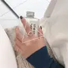 Anillo de Plata Esterlina 925 para Mujer Estilo Japonés y Coreano Estilo Frío Nicho Ins Trendy Retro Amor Apertura Celebridad de Internet Anillo Dulce para Estudiantes