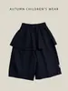 Conjunto de otoño para bebé niña, pantalón-falda de imitación de dos piezas, pantalones anchos y holgados y elegantes de primavera para niños pequeños, pantalones largos casuales versátiles para bebés