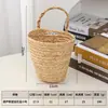Cesta de Flores Colgante de Hierba de Calabaza Maceta Tejida Cesta de Flores de Paja Decoración DIY para Sala de Estar Balcón Maceta para Planta Verde