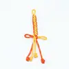 Serie Miu Lazo de Nudo de Amor Bicolor Cordón de Poliéster Cuerda Decorativa Creativa Tejido a Mano Hermoso y Práctico