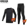 Roupas Infantis de Secagem Rápida, Macacão de Esqui com Forro de Lã, Conjunto de Equipamentos de Inverno, Roupa Íntima Térmica para Meninos Mais Velhos