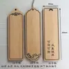 Etiquetas de Menú de Madera, Etiquetas en Blanco para Escribir a Mano, Etiquetas Escribibles y Borrables, Grabadas con Nombres de Vino y Té