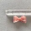 Mini Lazo DIY Accesorios Portátiles para Uñas Lazo de Serpentina Organza Accesorios para Funda de Teléfono Móvil Ropa para Muñecas BJD